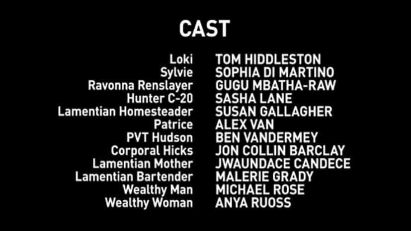 PVT Hudson and Corporal Hicks reference in credits